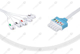 Mindray Compatible Disposable ECG Lead Wires 5 Leads Grabber Box of 10