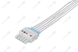 Mindray Compatible Reusable ECG Lead Wire - AHA - 5 Leads Snap