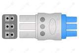 Mindray Compatible Reusable ECG Lead Wire - AHA - 3 Leads Snap
