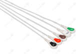 Mindray Compatible Individual Set Lead Wire - AHA - 5 Leads Snap