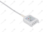 Nihon Kohden Compatible ECG Trunk cable - AHA - 5 Leads/Nihon Kohden 6-pin