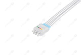Nihon Kohden BR-021 Compatible Reusable ECG Lead Wire - IEC - 5 Leads Snap