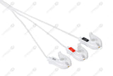 Spacelabs Compatible Disposable ECG Lead Wire - AHA - 3 Leads Grabber Box of 10