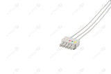 Siemens Compatible Reusable ECG Lead Wire - IEC - 3 Leads Grabber with 5 Connectors