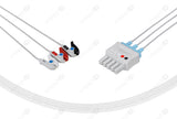 Siemens Compatible Reusable ECG Lead Wire - AHA - 3 Leads Grabber