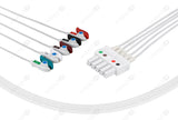 Siemens Compatible Reusable ECG Lead Wires - AHA - 5 Leads Grabber