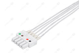 Siemens Compatible Reusable ECG Lead Wires - AHA - 5 Leads Grabber