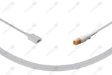 Mindray Compatible Temperature Adapter Cable-040-000091-00 Rectangular Dual Pin Connector 10ft