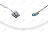 Nihon Kohden Compatible Reusable SpO2 Sensor 10ft - Round 10-pin Connector