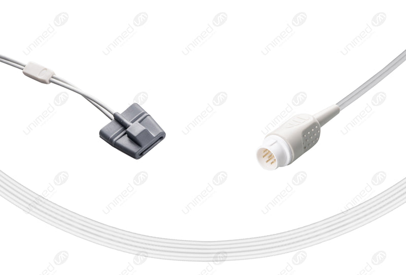 MEK Compatible Reusable SpO2 Sensor - Round 8-pin Connector