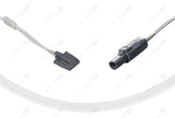 DIXTAL Compatible Reusable SpO2 Sensor 10ft - Round 7-pin, Black Connector