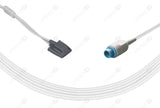 Nihon Kohden Compatible Reusable SpO2 Sensor 10ft - Round 10-pin Connector