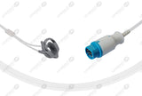 Siemens Compatible Reusable SpO2 Sensor 10ft - Round 10-pin Connector
