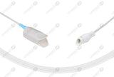 Novametrix Compatible Reusable SpO2 Sensor 3.6ft - Round 6-pin Connector