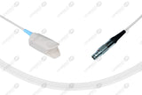 Nonin Compatible Reusable SpO2 Sensor 10ft - 6-pin Lemo Connector