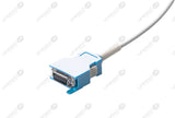 Nihon Kohden Compatible Reusable SpO2 Sensor 10ft - Rectangle 20-pin Connector
