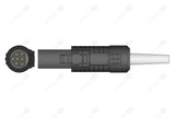 DIXTAL Compatible Reusable SpO2 Sensor 10ft - Round 7-pin, Black Connector