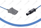DIXTAL Compatible Reusable SpO2 Sensor 10ft - Round 7-pin, Black Connector