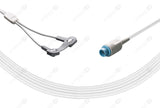 Nihon Kohden Compatible Reusable SpO2 Sensor 10ft - Round 10-pin Connector