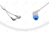 Newtech Compatible Reusable SpO2 Sensor 10ft - Round 12-pin Connector