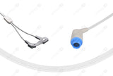 Philips Compatible Reusable SpO2 Sensor 10ft - Round 12-pin Connector
