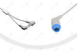 Newtech Compatible Reusable SpO2 Sensor 10ft - Round 12-pin Connector