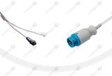 Siemens Compatible Reusable SpO2 Sensor 10ft - Round 10-pin Connector