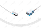 Nihon Kohden Compatible Reusable SpO2 Sensor 10ft - Rectangle 20-pin Connector