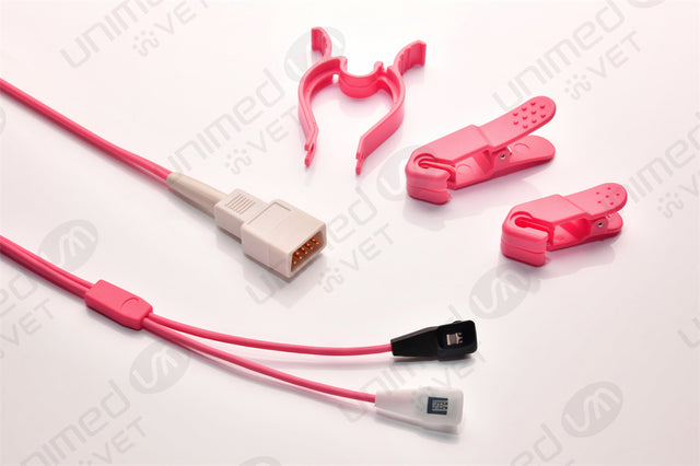 Veterinary Nonin Compatible  Reusable SpO2 Sensor 3.6ft - Y - type