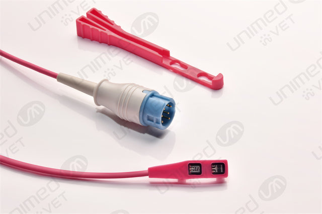Veterinary Mindray Compatible Reusable SpO2 Sensor 3.6ft - Rectal/Reflect