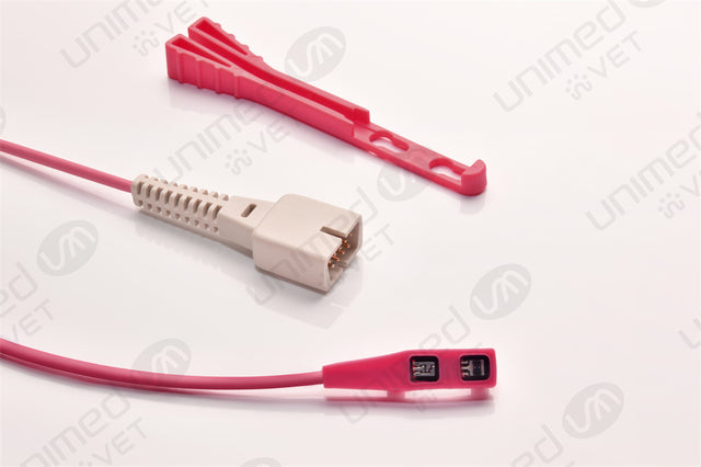Veterinary Nellcor Compatible Reusable SpO2 Sensor 3.6ft - Rectal/Reflect
