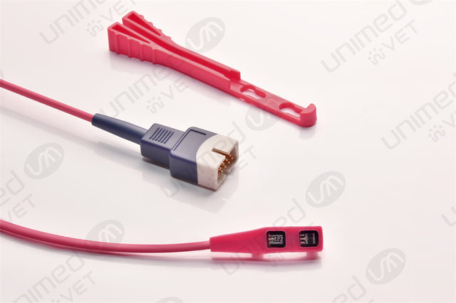 Veterinary Nellcor OxiMax Compatible Reusable SpO2 Sensor 3.6ft - Rectal/Reflect