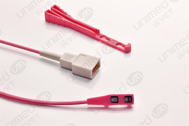 Veterinary Nonin Compatible Reusable SpO2 Sensor 3.6ft - Rectal/Reflect