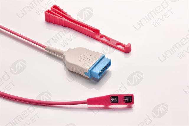 Veterinary Bionet Compatible Reusable SpO2 Sensor 3.6ft - Rectal/Reflect