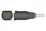 ZOLL Compatible One Piece Reusable ECG Cable - AHA - 8000-1007-02