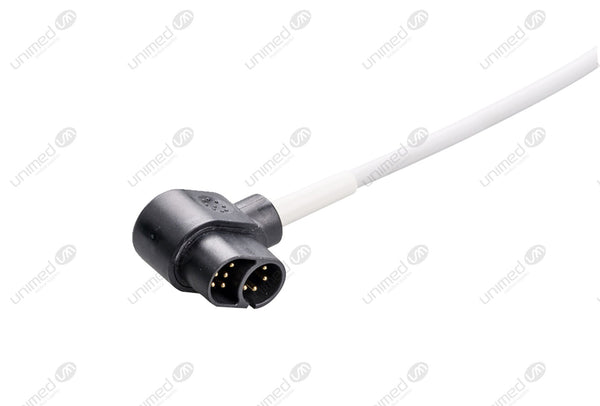 ZOLL Compatible One Piece Reusable ECG Cable - AHA - 10 Leads Grabber