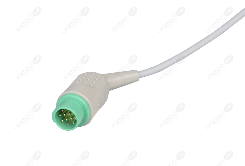 Fukuda Compatible One Piece Reusable ECG Cable monitor connector