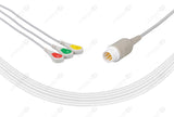 Philips M1735A Compatible One Piece Reusable ECG Cable 