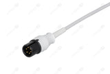 MEK Compatible One Piece Reusable ECG Cable - IEC - 3 Leads Grabber