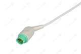 Emtel Compatible One Piece Reusable ECG Cable - AHA - 3 Leads Grabber