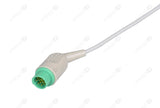 Bruker Compatible One Piece Reusable ECG Cable - AHA - 3 Leads Grabber