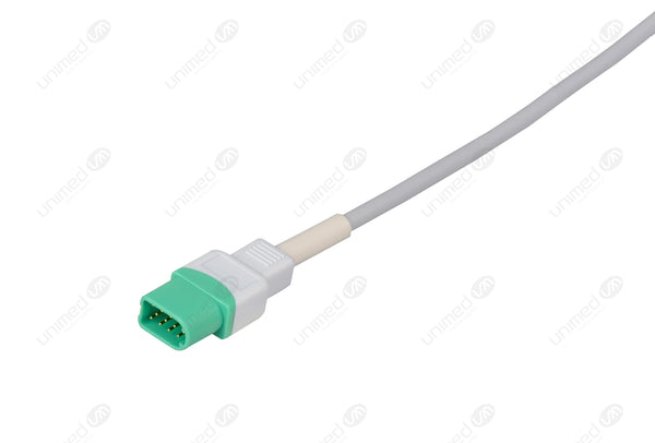 Datascope Compatible One Piece Reusable ECG Cable - IEC - 3 Leads Grabber