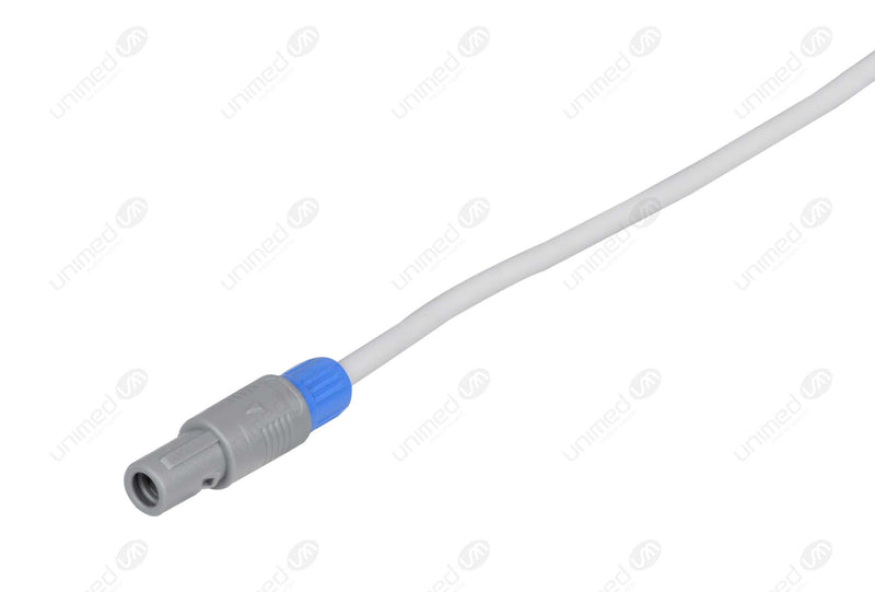 Creative Compatible One Piece Reusable ECG Cable - AHA - 3 Leads Snap