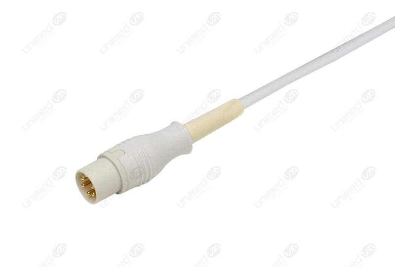CAS Compatible One Piece Reusable ECG Cable - IEC - 3 Leads Grabber
