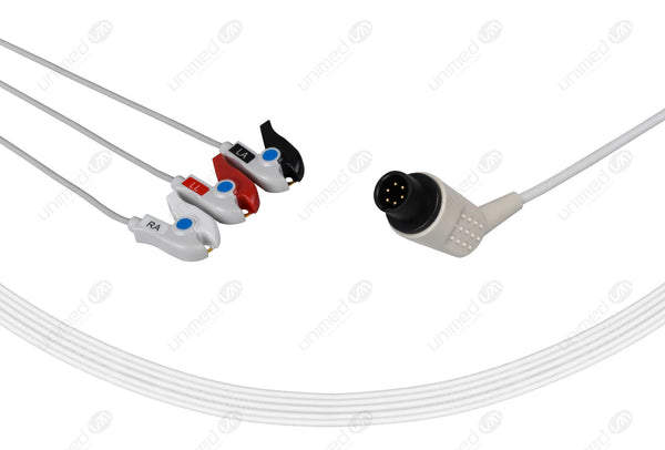 AHA Code Datascope one piece reusable ECG cable
