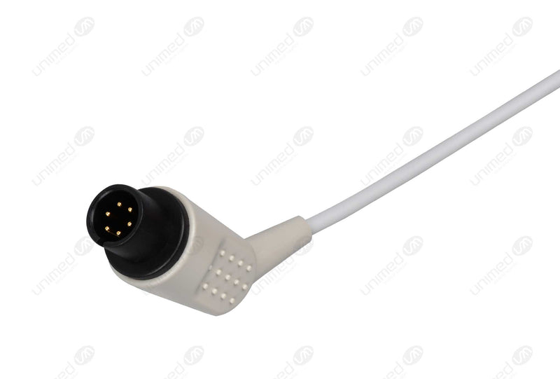 Mindray >Datascope Compatible One Piece Reusable ECG Cable - AHA - 3 Leads Grabber