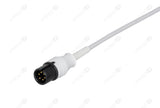 AAMI 6-pin Compatible One-Piece Reusable ECG Cable - AHA - 3 Leads Grabber
