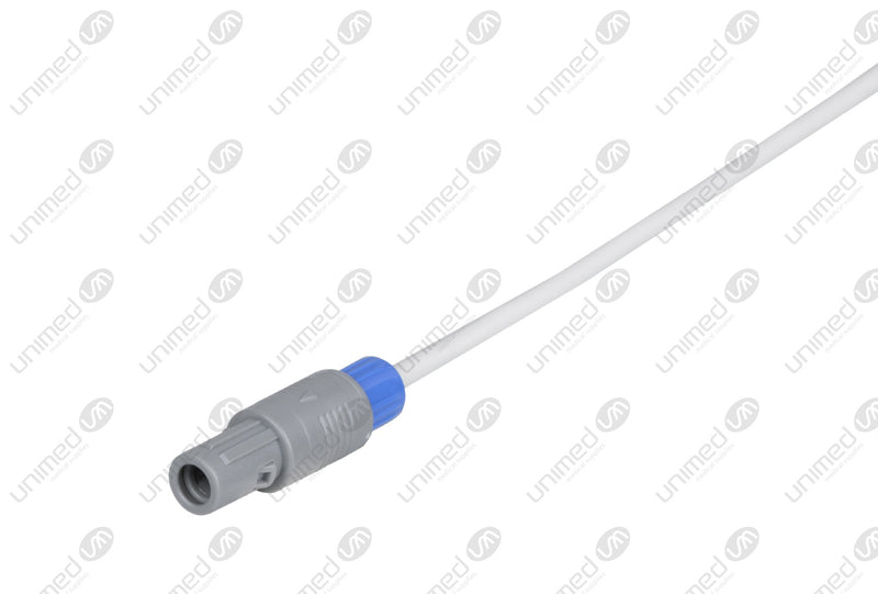 SonoScape Compatible One Piece Reusable ECG Cable - IEC - 3 Leads Grabber