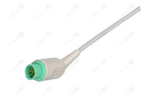 Schiller Compatible One Piece Reusable ECG Cable - AHA -3 Leads Snap