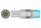 Siemens CT Compatible One Piece Reusable ECG Cable - AHA - 3 Leads Grabber